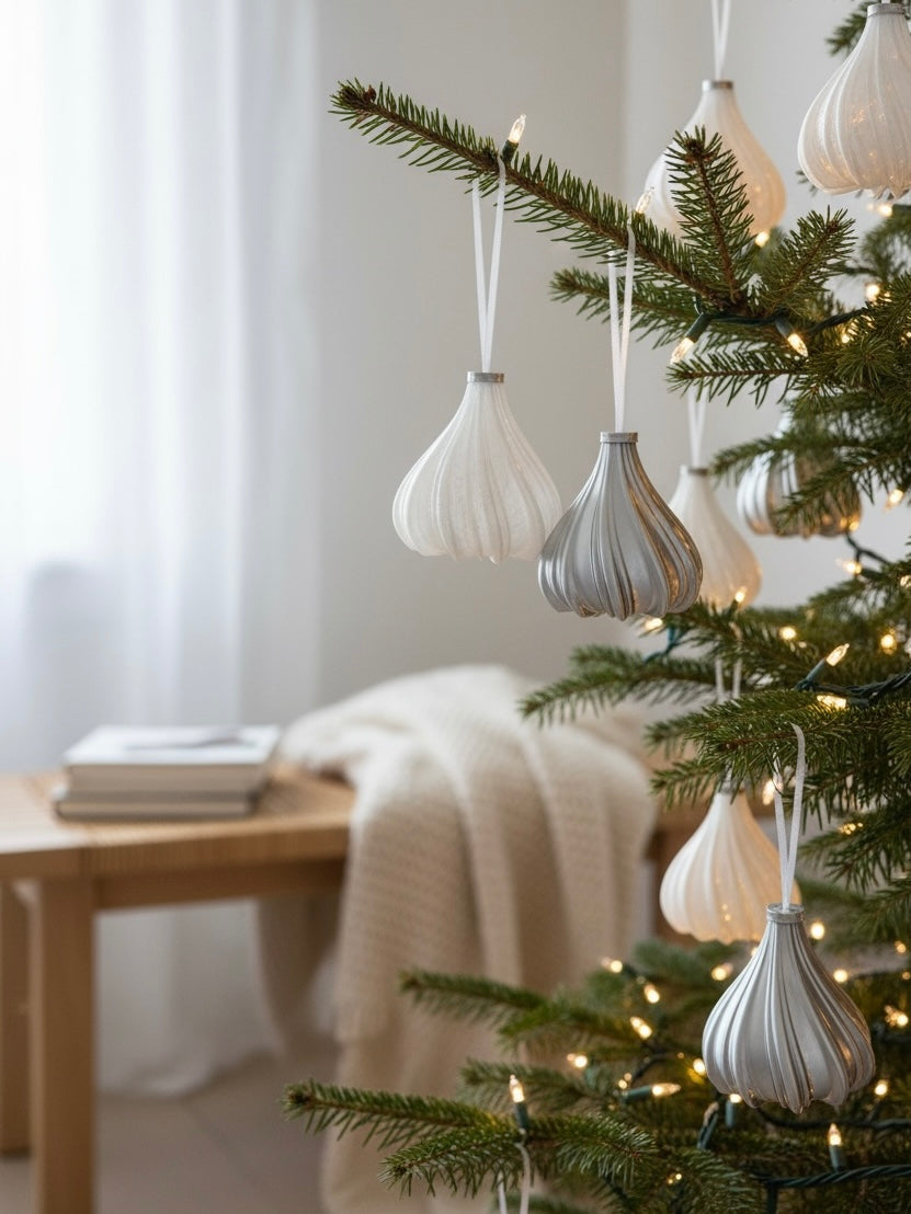 Moiré Ornaments｜Set of 4